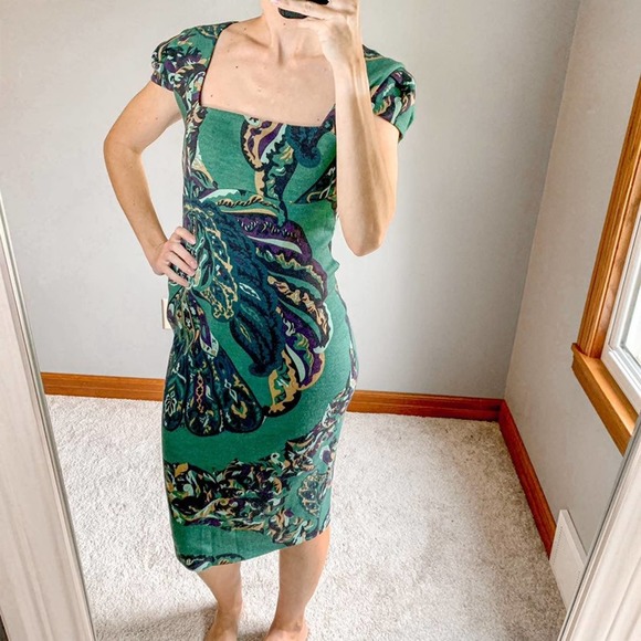 Emilio Pucci Dresses & Skirts - Emilio Pucci Kaleidoscope Print Square Neck Dress